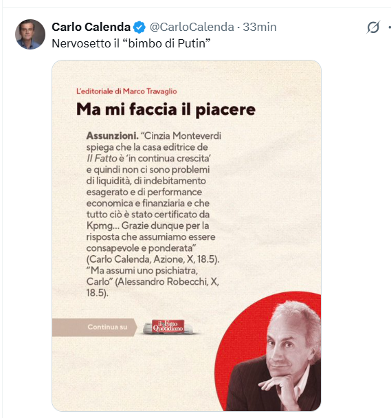 Moonlightshad1's tweet photo. Il poveretto insiste. https://t.co/I3bgjN4ZWi