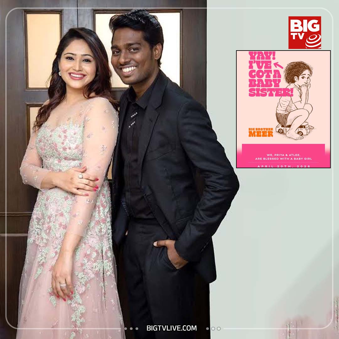 BigtvCinema's tweet image. Atlee and Priya Atlee Welcome Their Second Child, a Baby Girl...❤️🔥🔥🔥 

#Atlee #PriyaAtlee #Jawan #Jawandirector #Bollywood #Tollywood #tollywoodactress #Celebs #entertainment #Bigtv #Bigtvcinema
@Atlee_dir @Team_Atlee @Atleefc @Atlee_fans_club @Atlee_FansClub @priyaatlee