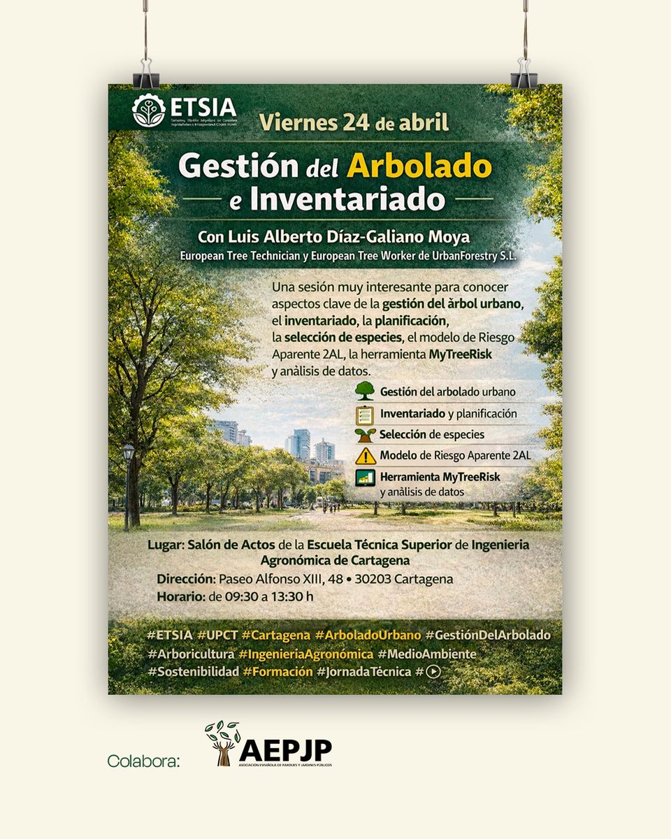 Asociación Española de Parques y Jardines Públicos tweet media
