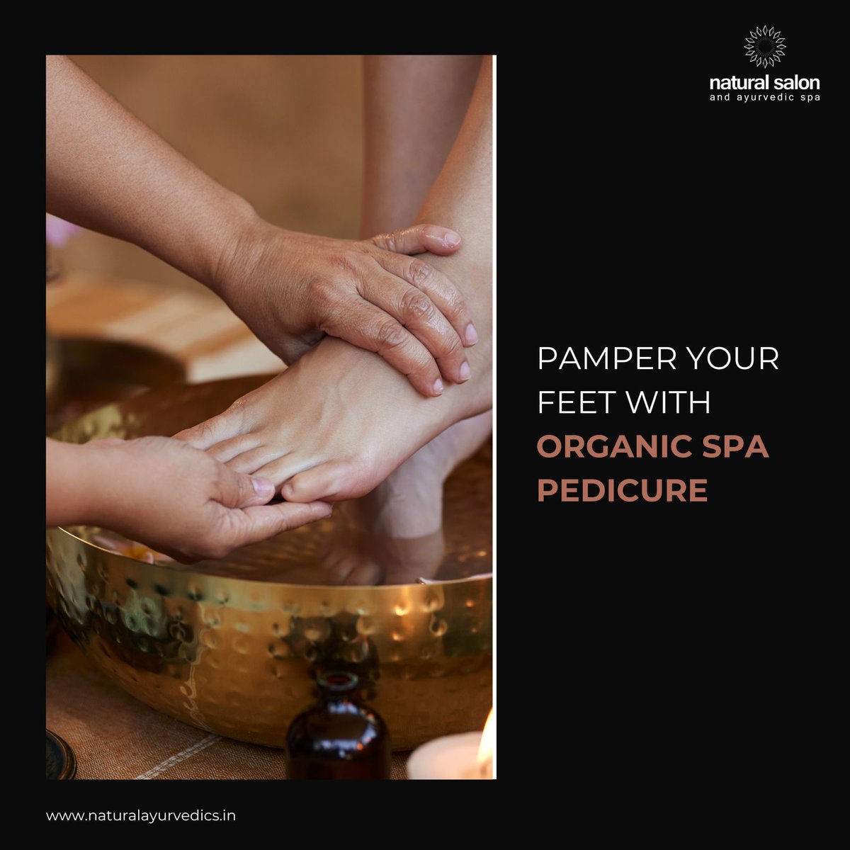 SalonAyurvedic's tweet image. Relax and rejuvenate your feet with our Organic Spa Pedicure for soft, healthy skin.

#SpaPedicure #FootCare #Relaxation #NaturalSalon