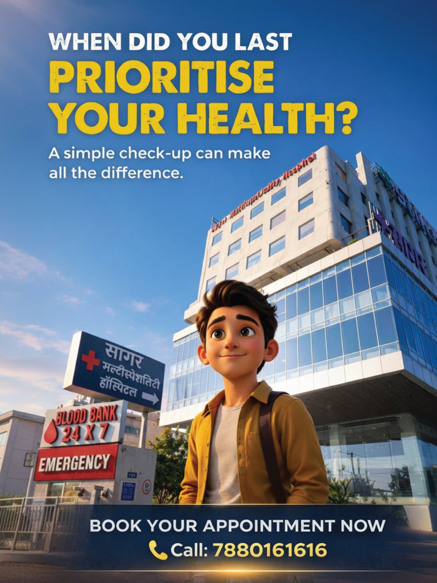 smhbhopal's tweet image. Your health isn’t a luxury—it’s the foundation of everything you do.
Make time for it today, not someday.

Because when you feel your best, you live your best. 💙

FOR EMERGENCY 🚨
CALL: 7880161616

#PrioritiseHealth #HealthyLiving #SelfCareMatters #WellnessFirst #SMH