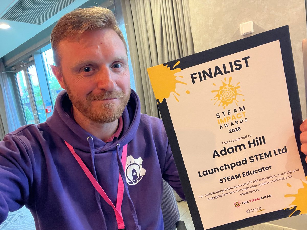 AdamHillEDU's tweet image. It wasn't my day at the #STEAMImpactAwards but I'm beyond proud to have been shortlisted because I know how high the standard was and how many brilliant people were nominated.

Congratulations to all the winners - so richly deserved!

#STEM #FSA2026