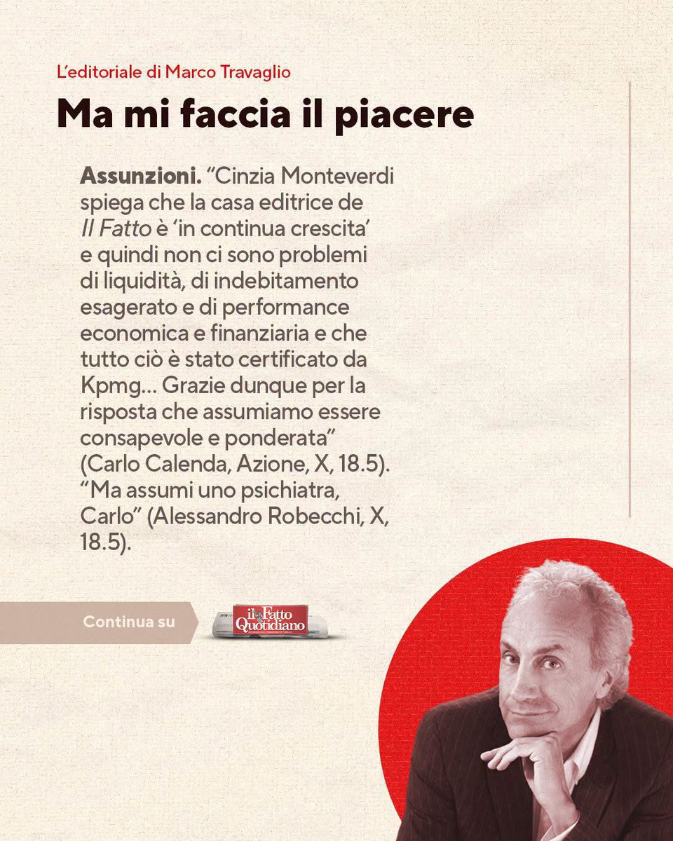 Marco Travaglio tweet media