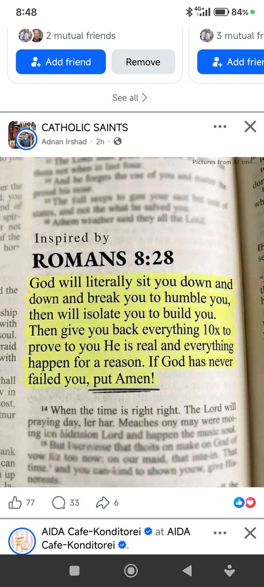 Literally what is happening to me right now! I am prasing the Word of God!
Alleluia! Amen!
<a href="/CatholicArena/">Catholic Arena</a>
<a href="/Catholic_bro/">That Catholic Guy 🇻🇦</a> 
<a href="/advoluntas/">Beauty of the Catholic Faith</a>