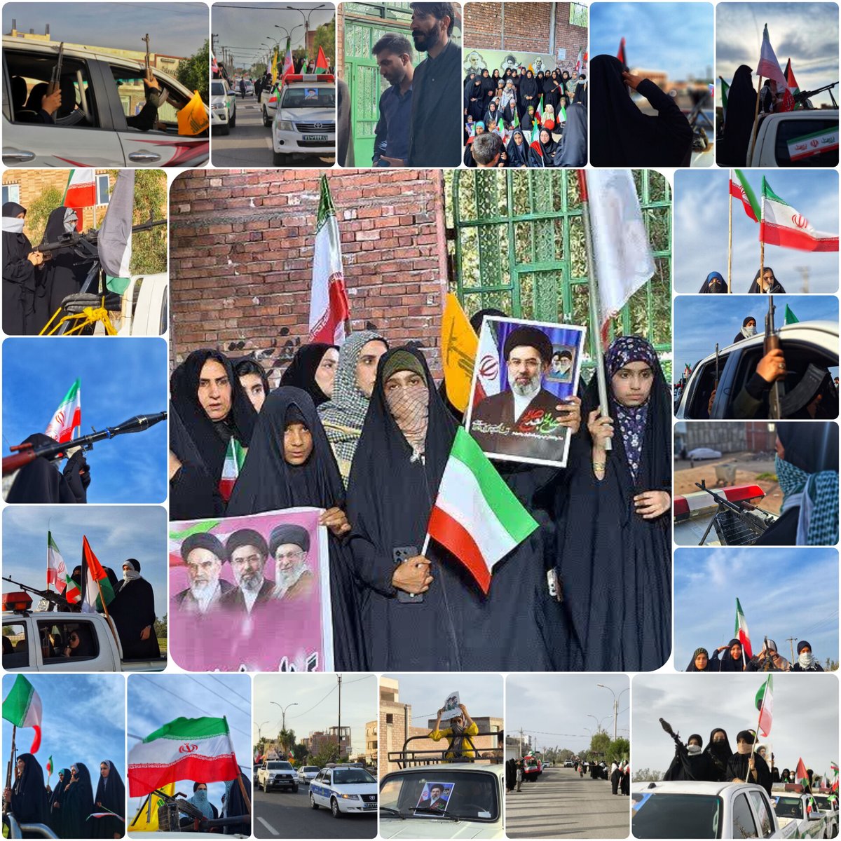 به مناسبت ولایت کريمه اهل‌بیت، رژه دختران جانفدا در رودبار جنوب 

ولادت کریمه اهل بیت
حضرت فاطمه معصومه (س) و روز دختر مبارک باد

#لبخند_خدا