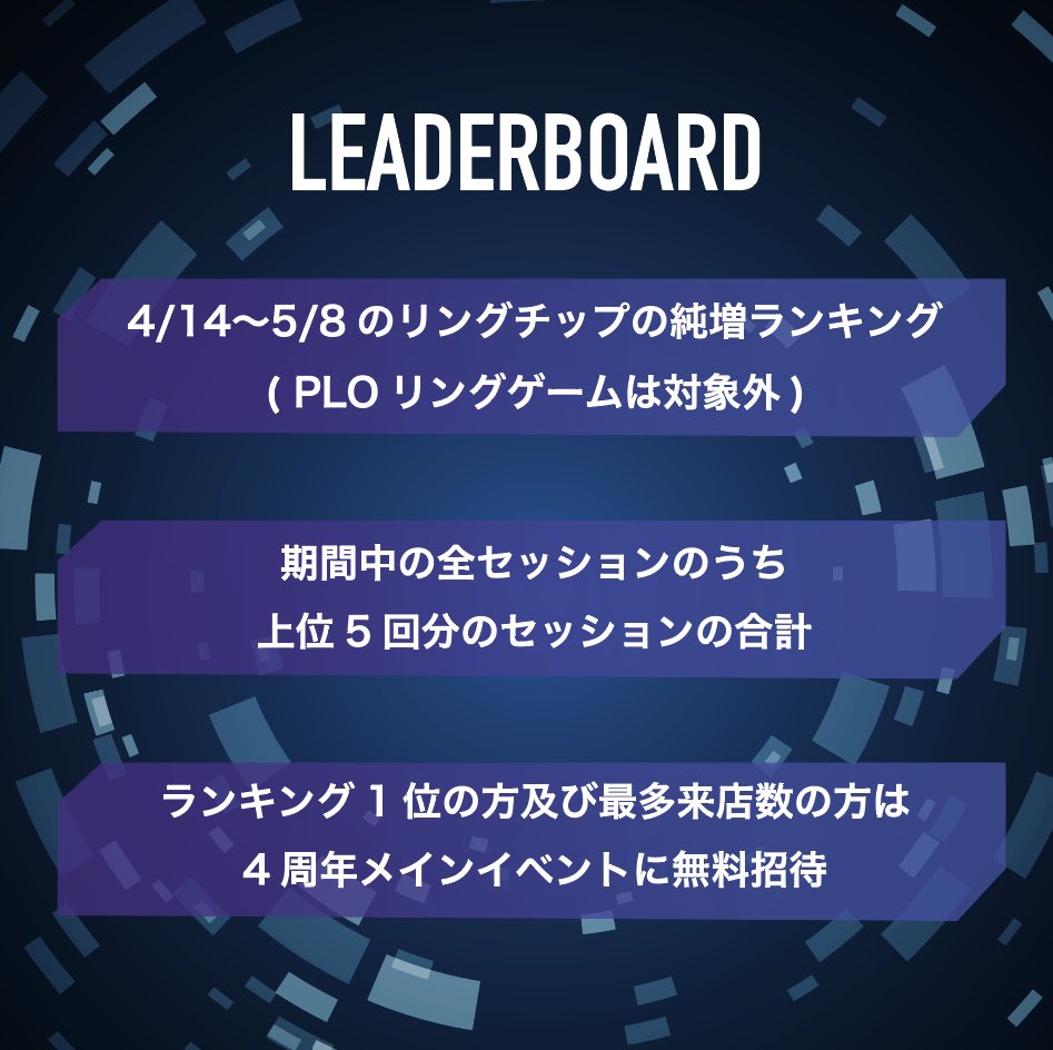 リーダーボードは約１週間が経過しましたが、まだ20日近く残ってるのでまだまだ皆さんにチャンスがあります！！
ご来店お待ちしてます😊