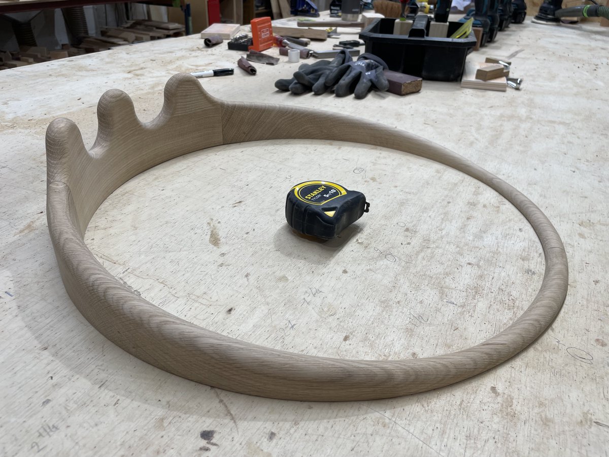 haldaneuk's tweet image. Mirror frames, furniture, decorative interiors — we've done a lot. But a decorative vanity upstand? First time. And it's something special. 

#Woodworking #BespokeJoinery