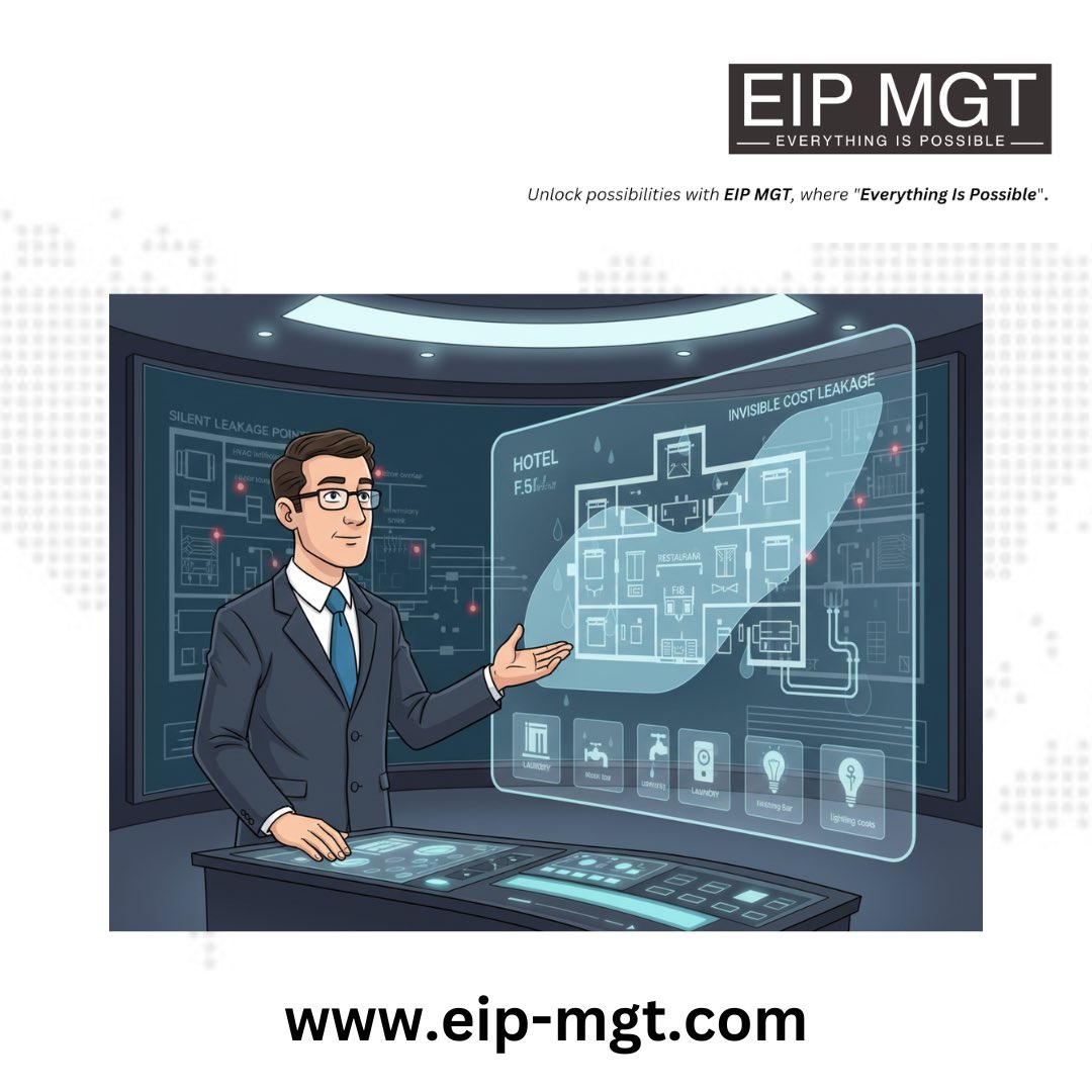 eipmgt's tweet image. Hotel silent leakage: 3–6% of departmental cost. SOPs exist. Monitoring cadence doesn't. Real EBITDA lost on no report. Week-long series starting today. #EIPMGT #everythingispossible
🎯 Follow this week. What does leakage look like in your property?