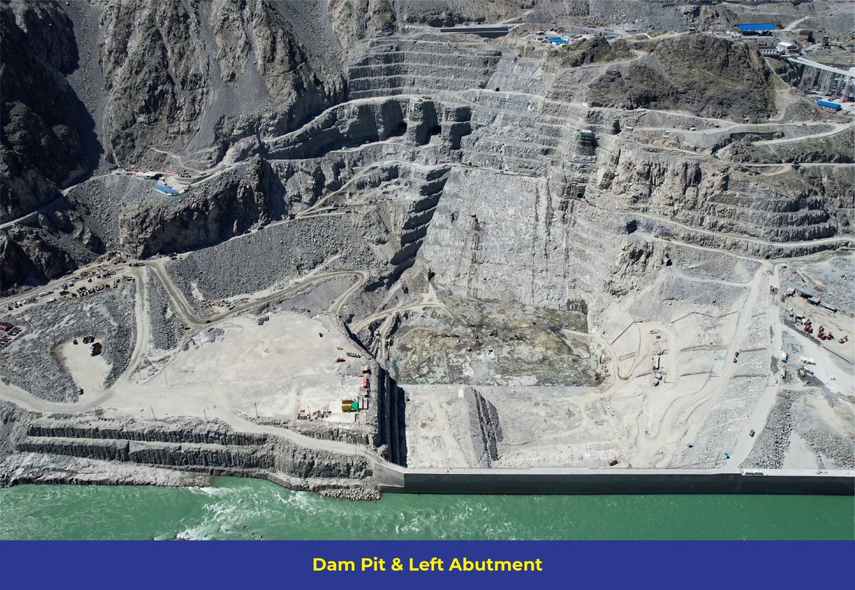 shahsabg's tweet image. under-construction Diamer Basha Dam is the highest RCC Dam in the World! Diamer Basha Dam - a vital Project for water, food and energy security of Pakistan - will store 8.1MAF of water to irrigate 1.23 million acres of additional land. Besides, generate 4500 MW.
#Cpec #Bri #dam