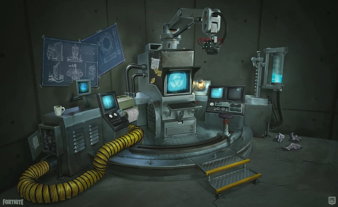 MORE STW CONCEPT ART!!! ❤️‍🔥 
This time it's the concept art of the machine that we (the commander) use to control the heroes on the battlefield!!! 🫪 

Concept art by <a href="/BenShaferArt/">Ben Shafer</a>
Shared by <a href="/EpicTofuChris/">Epic Tofu (Chris)</a>