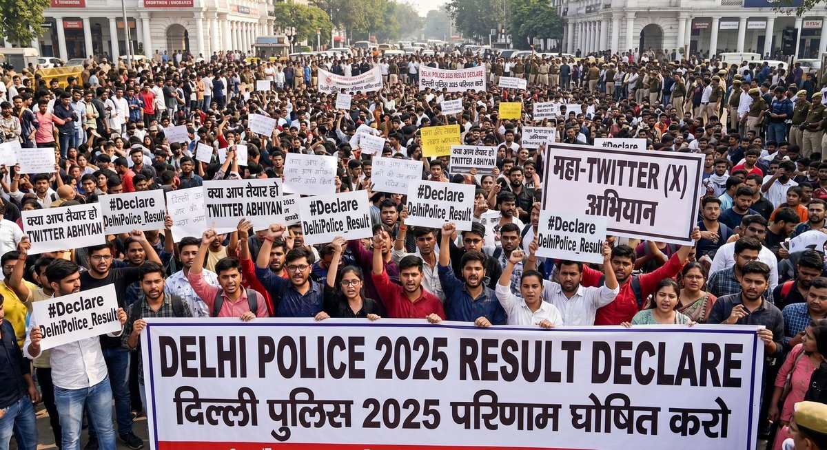 OmJaisana's tweet photo. इस देरी ने लाखों युवाओं को असमंजस में डाल रखा हैं  वे आगे की योजना भी नहीं बना पा रहे हैं, न अन्य परीक्षाओं पर ध्यान केंद्रित कर पा रहे हैं। यह केवल देरी नहीं, बल्कि उनके समय और मेहनत के साथ अन्याय हैं 
SSC जवाब दें...

#Declare_DelhiPolice_Result
@SSC_GoI @HMOIndia @DoPTGoI https://t.co/HSymZrHSJP