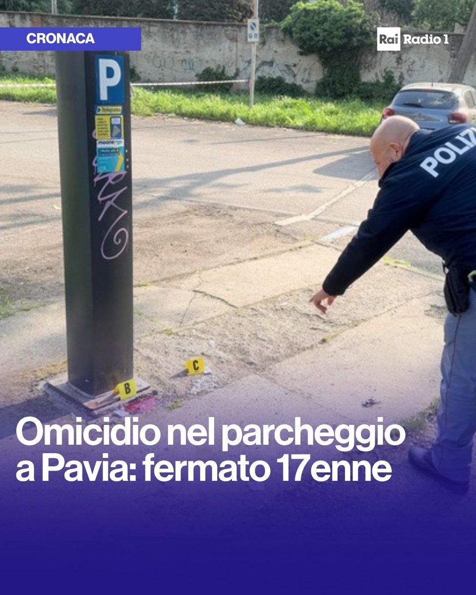Radio1Rai's tweet image. 🔵 #Pavia Svolta sulla morte di Gabriele Vaccaro. Fermato, dopo un lungo interrogatorio in Questura, un 17enne di origini egiziane. È accusato dell'omicidio del 25enne originario di Favara (AG), morto dopo essere stato accoltellato la notte tra sabato e domenica in un parcheggio