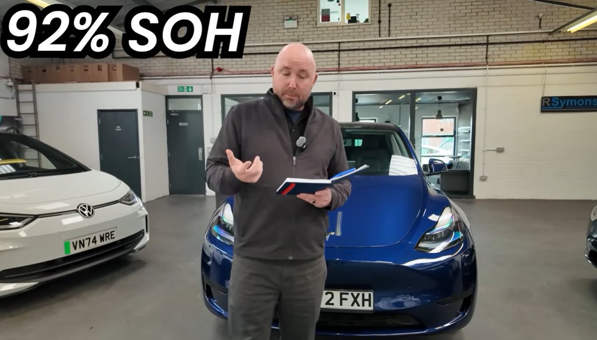 foroelectricos's tweet image. Un #Tesla #ModelY con 180.000 km y un 92% de batería demuestra que la carga rápida no es tan perjudicial como muchos creen ⚡🔋 Un ejemplo real que cambia la percepción sobre los coches eléctricos 👇 @Tesla @teslaeurope