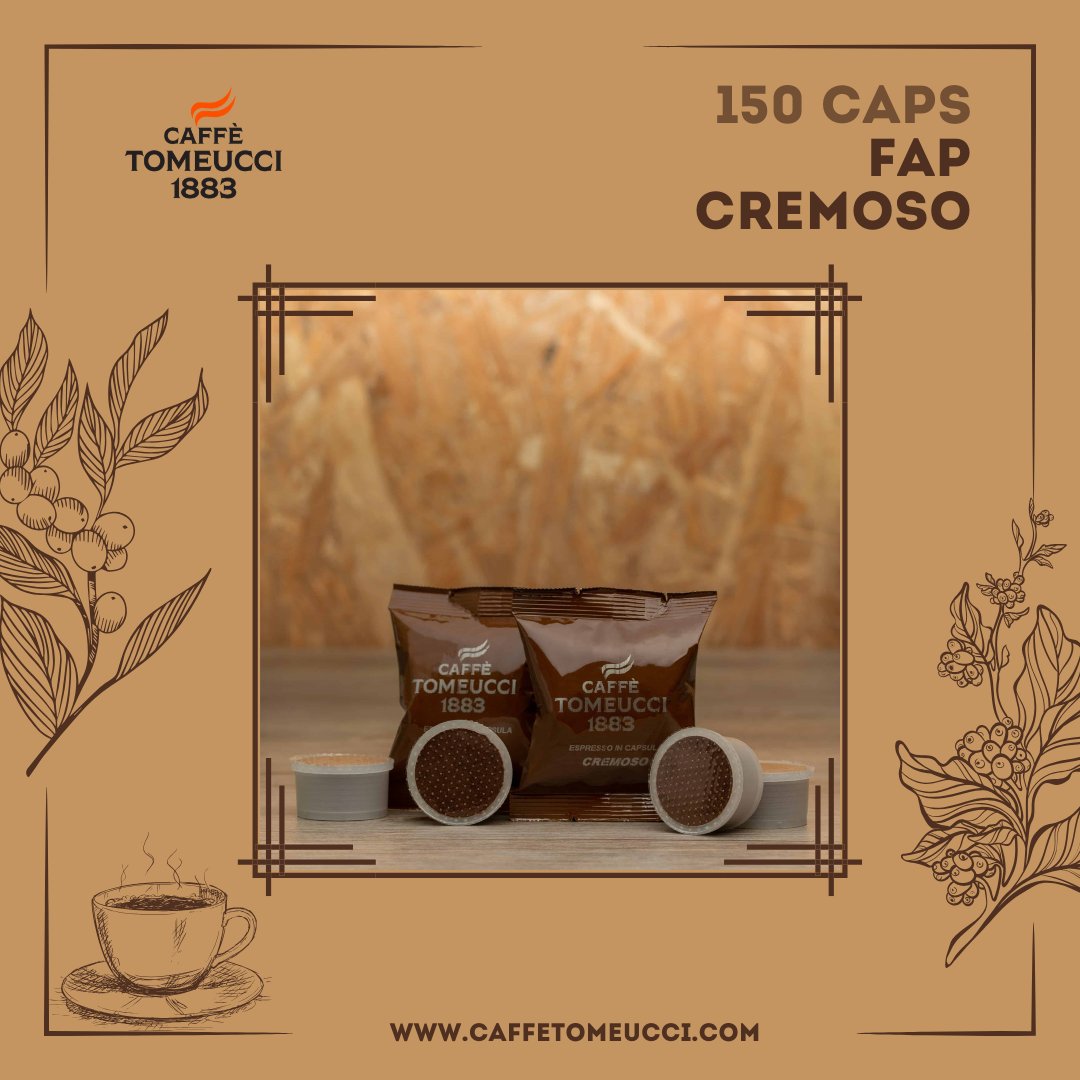 ⬇⬇🔥 150 Caps FAP CREMOSO 🔥⬇⬇
caffetomeucci.com/shop/150-caps-…

☕ #CaffèTomeucci1883
🗺 Via della Stazione 9/11, Aprilia LT
📲 +39 06 92 70 40 37

📧 info@caffetomeucci.com

#caffe #caffè #espresso #cappuccino #bar #rome #italy
