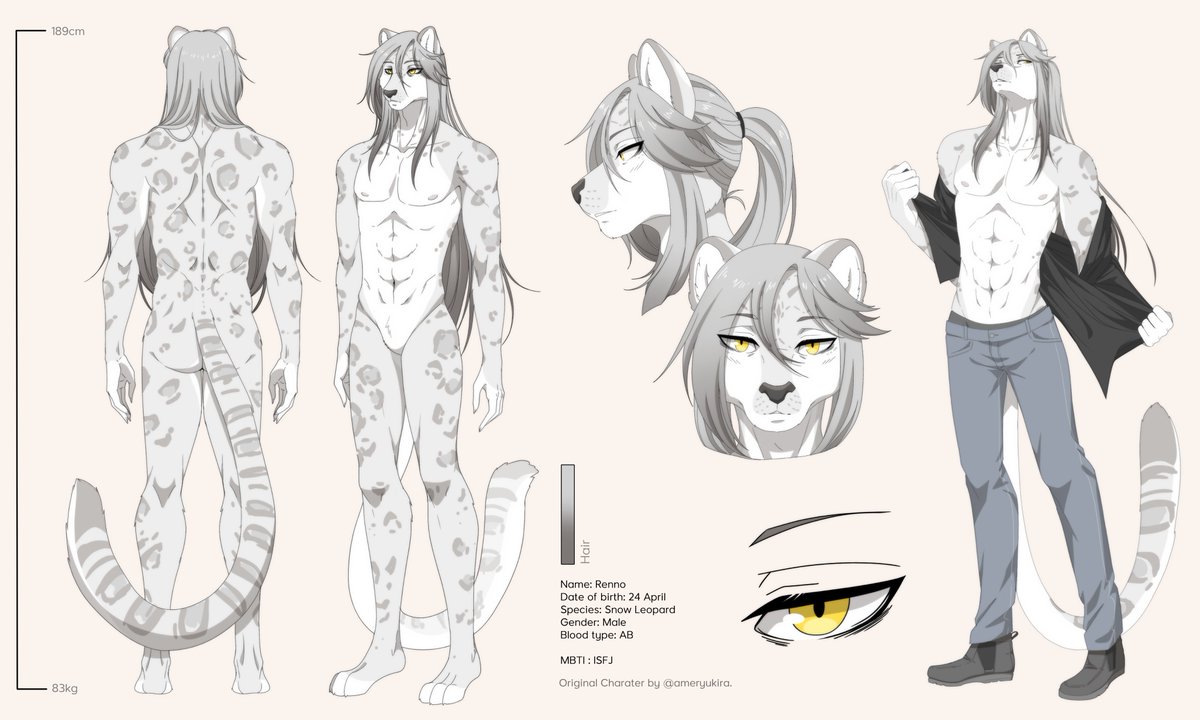 ferocityseeker's tweet image. RENNO REF. [2021]
#OC #Furry #Anthro