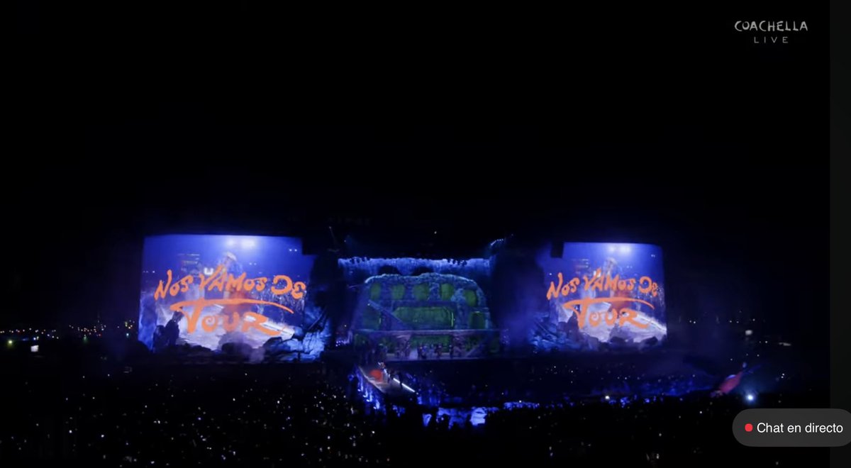 danielacuberosl's tweet photo. Empezó la semana de mi cumpleaños viendo el último show de la reina @karolg en Coachella y con noticia!!!! https://t.co/4lJsRTWfaP