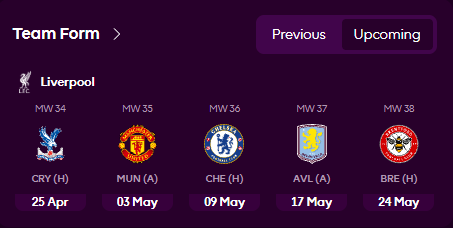 hafizaplfc's tweet photo. baru ngecek 5 upcoming matchnya Liverpool (sampe end of season)

MW35-MW37 deciding banget buat secure UCL spot mau end up di 5th or 4th, atau even 3rd if possible.
MW34 lawan Palace :)
MW38 lawan throw-in nya Kayode :)

Bismillah aja lah ya https://t.co/N9HwFxfxLj