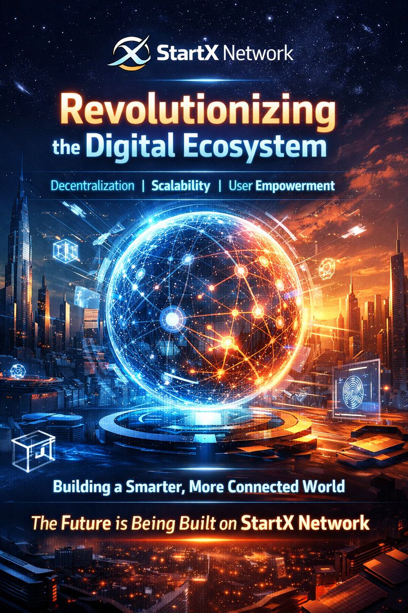 ramesh87223's tweet photo. 1/ Vision & Innovation Angle:
StartX Network is redefining the future of digital ecosystems by building a platform where innovation meets real-world impact. 🚀
.#StarXnetwork #StartX #StrX https://t.co/yrQYNODXR7