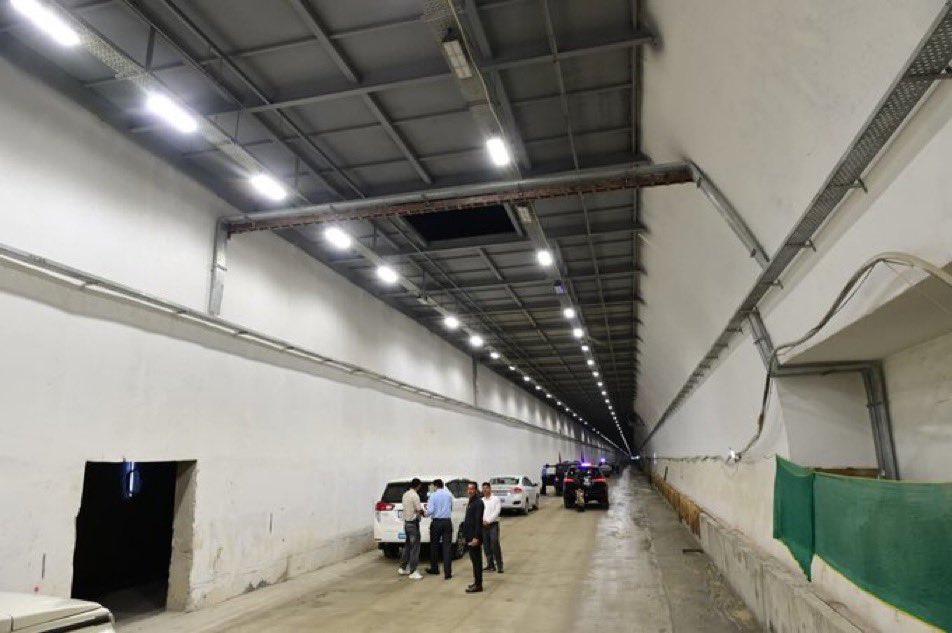 jkchanneltv's tweet image. Nowshera: Chief Minister inspects ongoing works on the Sungal Tunnel project, reviewing progress on excavation, structural works, and road development.

#Nowshera #Development #Infrastructure