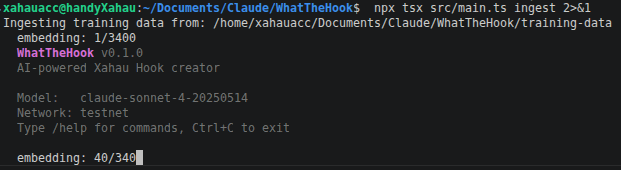 Handy_4ndy's tweet image. Big news for the Xahau ecosystem 🔥

We’re building a specialized LLM that’s solely trained on Xahau Hooks - to take you from your plain text prompts all the way to tested &amp;amp; deployable code.

This has always been the long-term vision behind the XahauHooks101 collection. We have