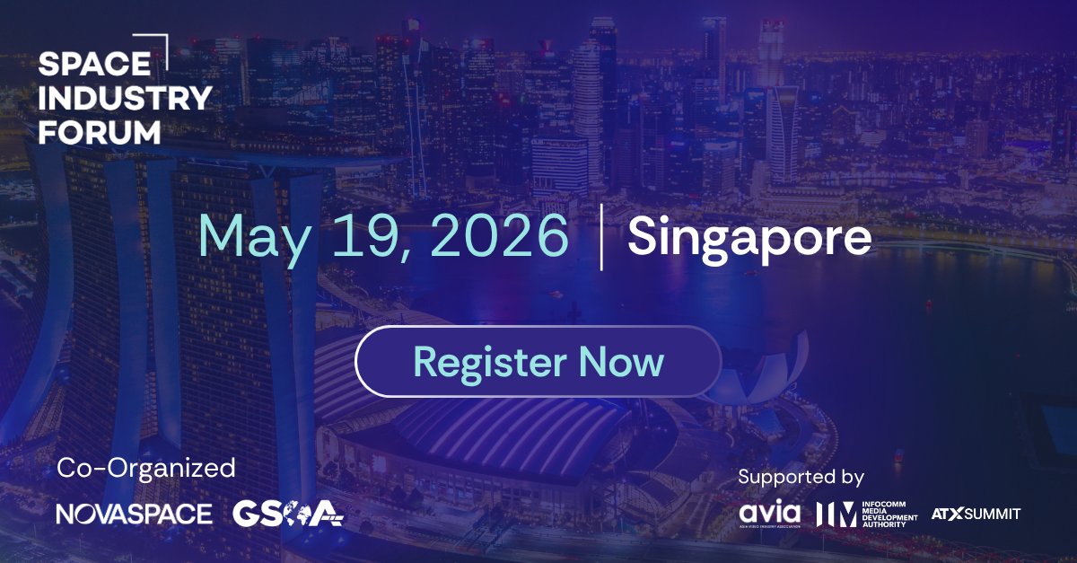nvs_summits's tweet image. Space leaders gathers in Singapore at #SpaceIndustryForum to address #connectivity, #D2D, government strategy, and #NewSpace. Join us for a day of strategic dialogue &amp;amp; high-value networking ahead of @AsiaTechxSG.

🔎 ow.ly/rY5750YL8FA
🎟️ ow.ly/MNCl50YL8FB

@GSOA_SAT