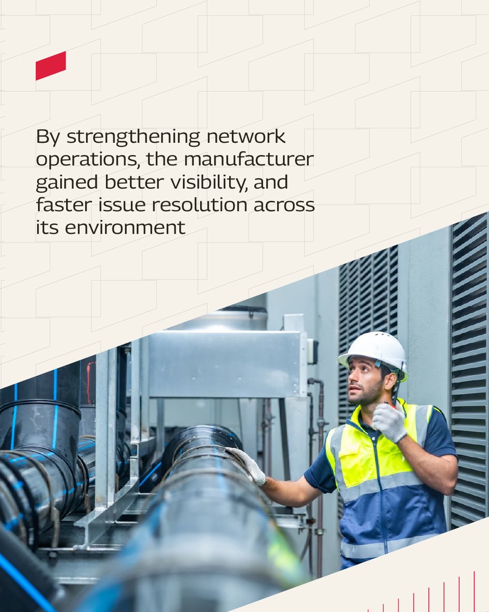 tech_mahindra's tweet image. In #manufacturing, network reliability is the foundation of uninterrupted operations.

For manufacturing leaders, network performance directly impacts plant uptime, operational continuity, and business risk. Even brief disruptions can trigger production delays, quality issues,