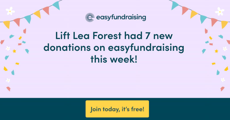 Lea_Forest_Lift's tweet image. Thank you to everyone raising donations for Lift Lea Forest with #easyfundraising!

Not joined yet? Sign up to easyfundraising and when you shop online with your favourite brands, they’ll donate to us. 

Sign up today:

facebook.com/sharer/sharer.…