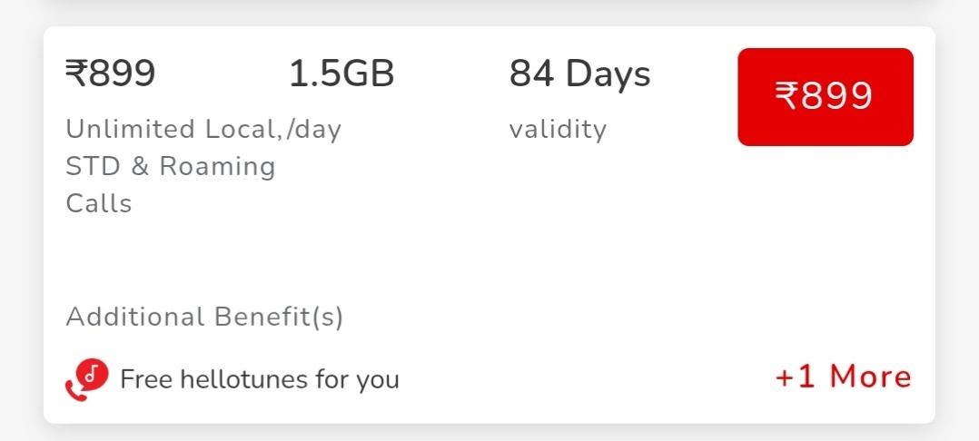 AnalystShivam's tweet photo. Price Hike Alert 🚨

Airtel has quietly increased the price of its popular 84-day plan.

The ₹799 plan now costs ₹899.

Still includes 1.5GB/day data + unlimited calling. #airtel #recharge https://t.co/IbrEfw3ebw