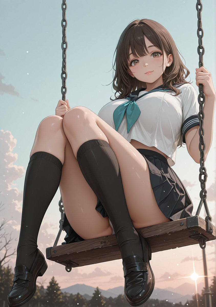 いい公園見つけちゃった✨
SFW