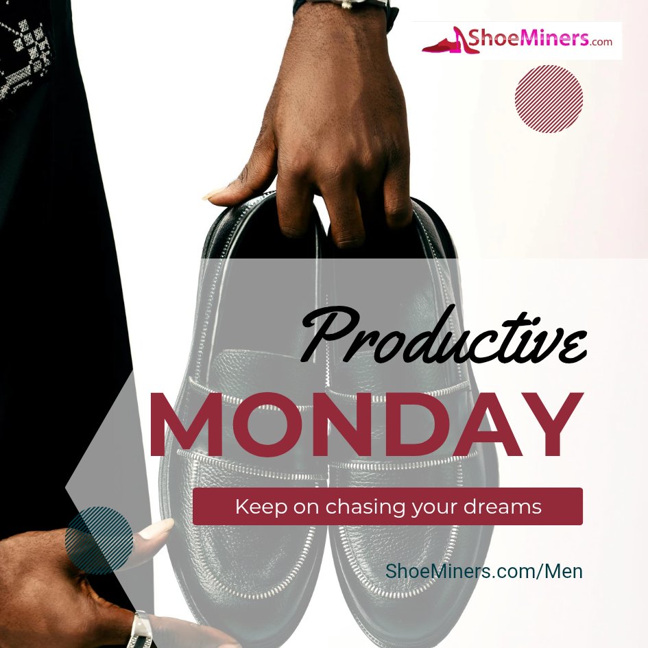 ShoeMiners's tweet image. Wishing you a productive week, #ladies and #gentlemen. 
 #Shoeminers #bigsizeshoes #MondayMotivation
