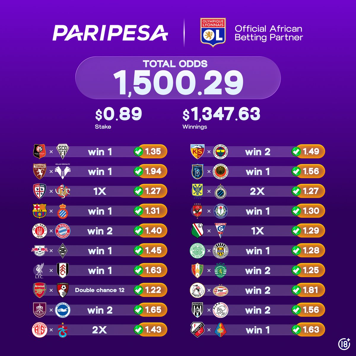 PariPesa Africa Sports Betting tweet media