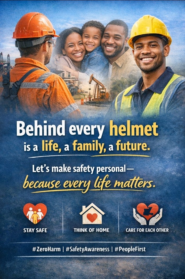 KExpeditol's tweet image. Work alone isn't enough unless safety is prioritized because it determines your next schedule. As work resumes consider your Safety and safety for your workmates as well as the environment. This cross-cuts in all sectors of work. 
#Niceweek
#HSE
#Safetyfirst