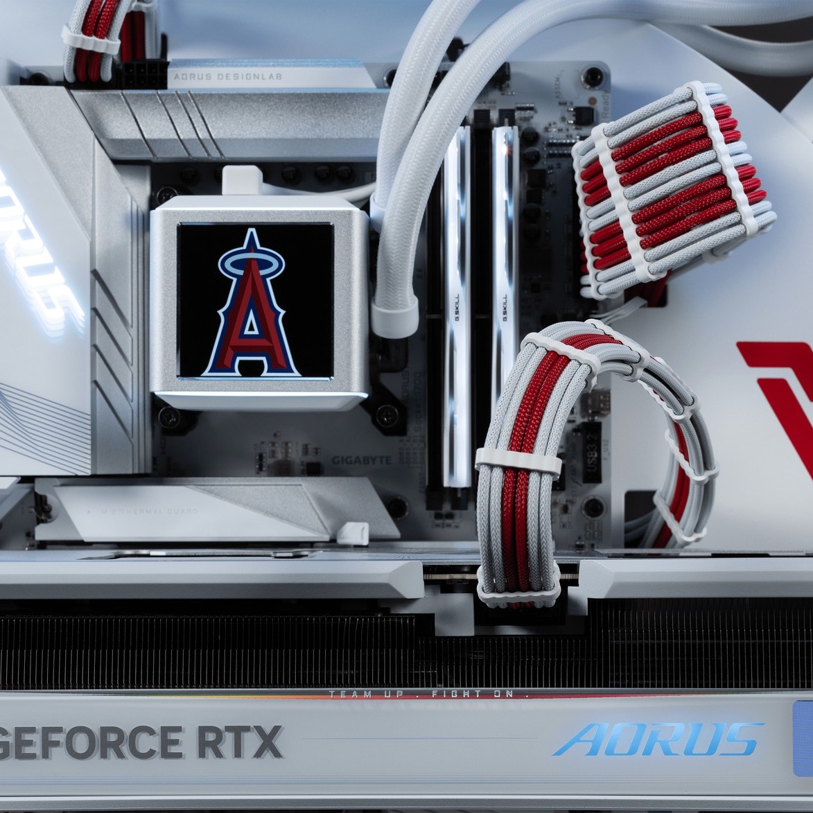 GIGABYTE_DE's tweet image. GIGABYTE AORUS AERO GiMATE AI TOP GAMING POWER 😎

GIGABYTE  Z790 AORUS PRO X &amp;amp; AORUS GeForce RTX 5090 MASTER ICE

Dank an 💘🛠📸🎥💻: @ aorus na @ gigabyte_official

#GIGABYTE #AORUS #pcbuild #pcmr #gamer #custompc #liquidcooling