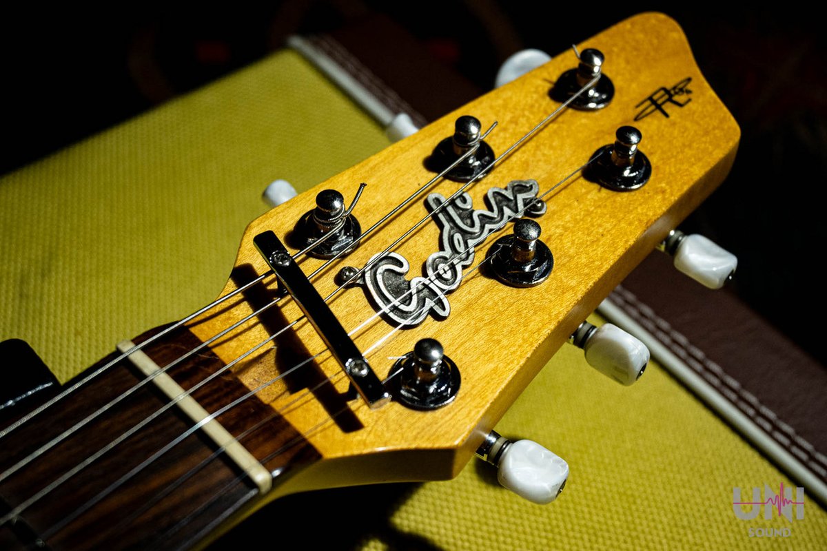 UnisoundY's tweet image. ／
4/22(水)14:15発売開始‼️
Godin Radiator
＼

Godin Radiato入荷！90年代に爆発的人気を誇ったRadiatorオリジナルモデル。レトロフューチャーなルックス×セミホロー構造、唯一無二の一本。
digimart.net/cat01/shop5031…
#Godin