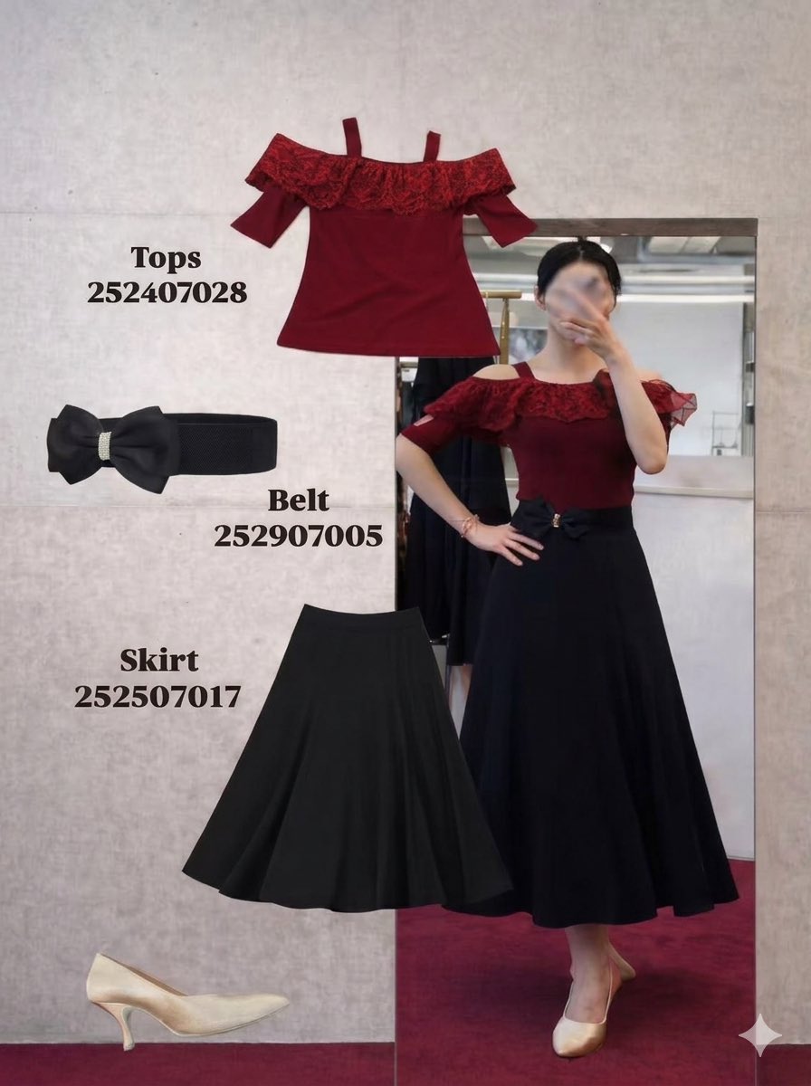 gentildress's tweet image. gentil LOOK BOOK🌹

Tops : 252407028
Skirt : 252507017
Belt : 252907006

#gentil #lookbook #blackcode #社交ダンス
#ballroomdance