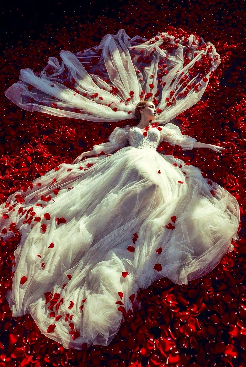 phokuinc's tweet image. 🔴⚪️ Melancholy Bride | Roses kept the secret. #GothicRomance #DarkEthereal #DarkRomance