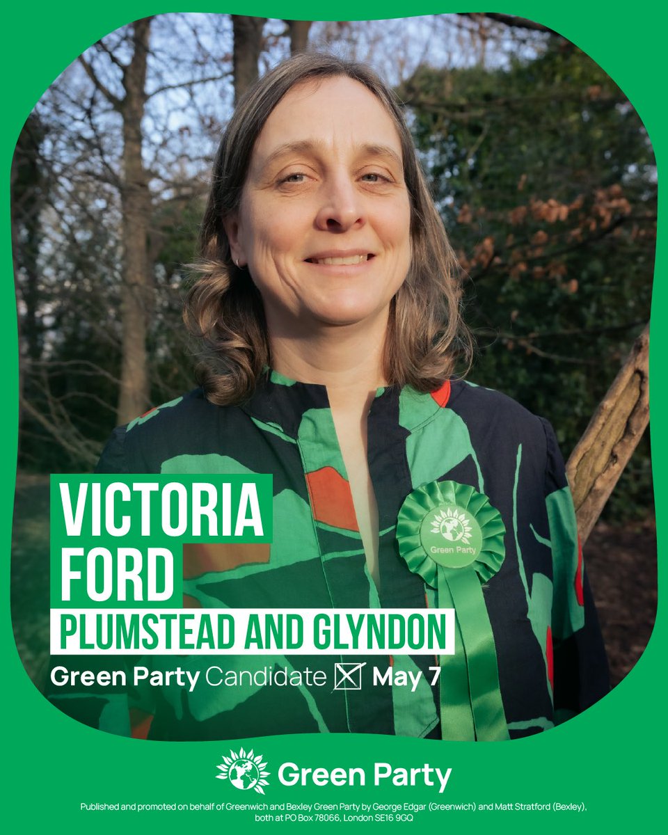 GreenGreenwich's tweet image. Our Plumstead &amp;amp; Glyndon candidate Victoria Ford 
#Greenwich 
#GetGreensElected