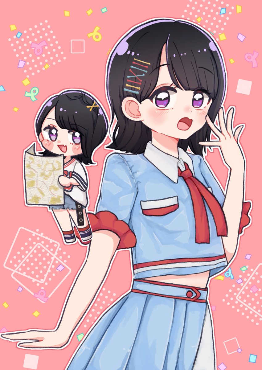 💜 4月26日は野口衣織ちゃんのお誕生日 💜

『好きな衣装の衣織ちゃん』

Want you!Want you!衣装を描かせていただきました🌱
可愛くて、かっこよくて、元気いっぱいで色んな表情を見せてくれる衣織ちゃんがとっても大好き❣️

#野口衣織
#野口衣織生誕祭2026
#野口衣織生誕祭イラスト企画2026