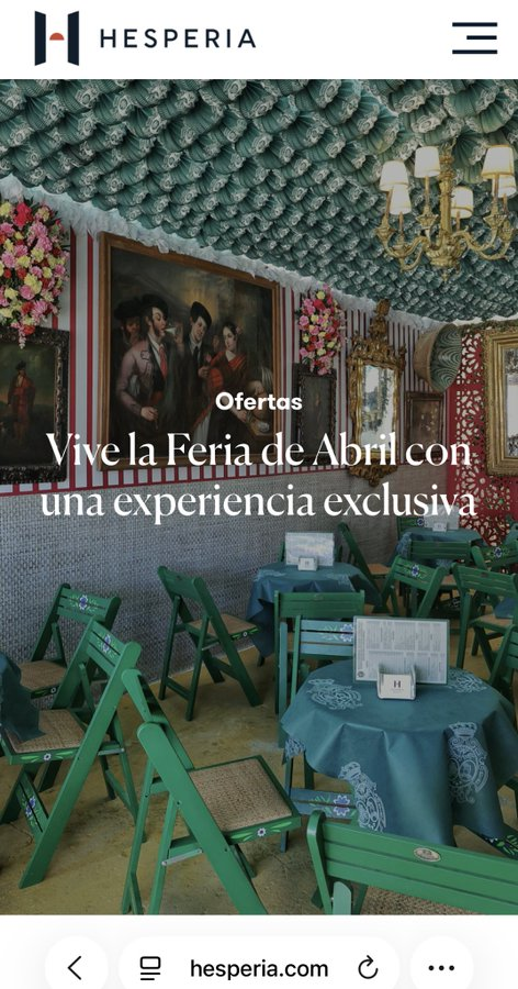 INTERROGATIVO Excmo. Sr . <a href="/Man_ales/">Manuel Alés del Pueyo</a> ¿ Lo que está ocurriendo entre la caseta de la Hermandad del Rocío de la Macarena y el Hotel Hesperia de #Sevilla es una practica viable, normal, conforme a las ordenanzas de la #FeriaSevilla2026,  de la que  se podrían beneficiar en futuras