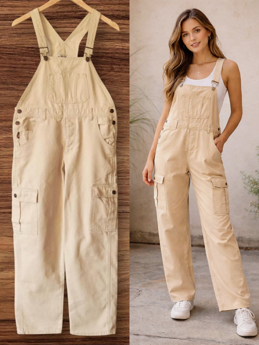 GoodVintageArt1's tweet image. Vintage 90s tan denim overalls 🤎✨ Loose fit, comfy &amp;amp; effortlessly cool 😌 — your go-to retro streetwear piece 🧢 #VintageStyle #90sFashion #Overalls #Dungarees #RetroOutfit #StreetwearStyle #Y2KStyle #ThriftFinds #VintageShop #CasualLook #EtsyFinds

goodvintageart.etsy.com/listing/177961…