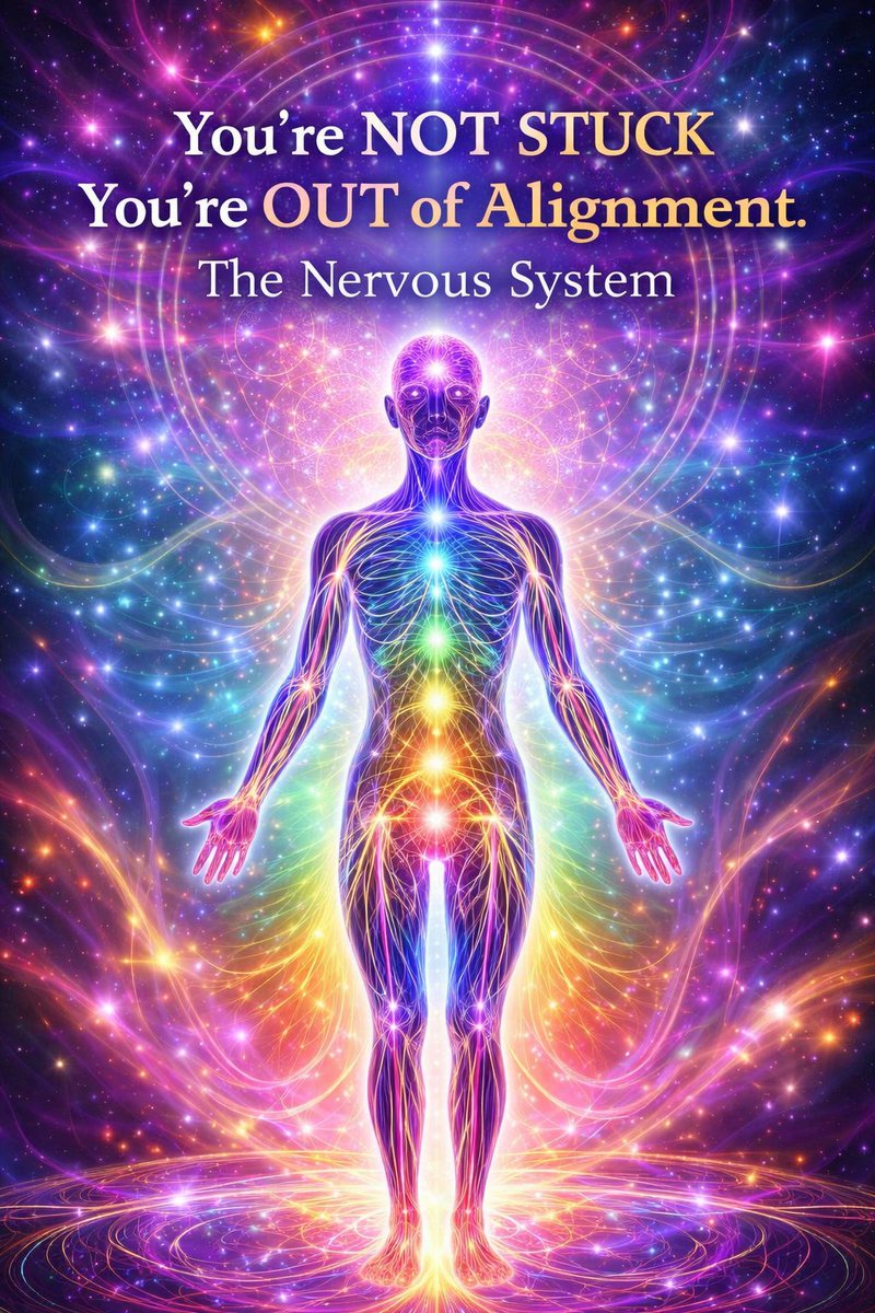 Intyourbeing's tweet image. You’re NOT STUCK. You’re OUT of Alignment.
The Nervous System is the key.
If you feel blocked, it’s not failure—it’s your system speaking.
Listen to the replay below + return to alignment.
#NervousSystem #Alignment #InnerWork #IntYourBeing #spiritjourneyguide