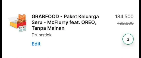 hidupfore's tweet photo. Jasdor MCD Paket Keluarga Seru 3pcs
total yg didapet:
- 9 Ayam
- 9 nasi
- 9 minum
- 6 mcflurry
Harga 115rb saja 
pembayaran COD. jadi aman ya tidak ada dusta diantara kita 😎

#jasdor #mcd #kfc #zonabu #zonauang #zonajajan 20apr https://t.co/22rR2Xb1AA
