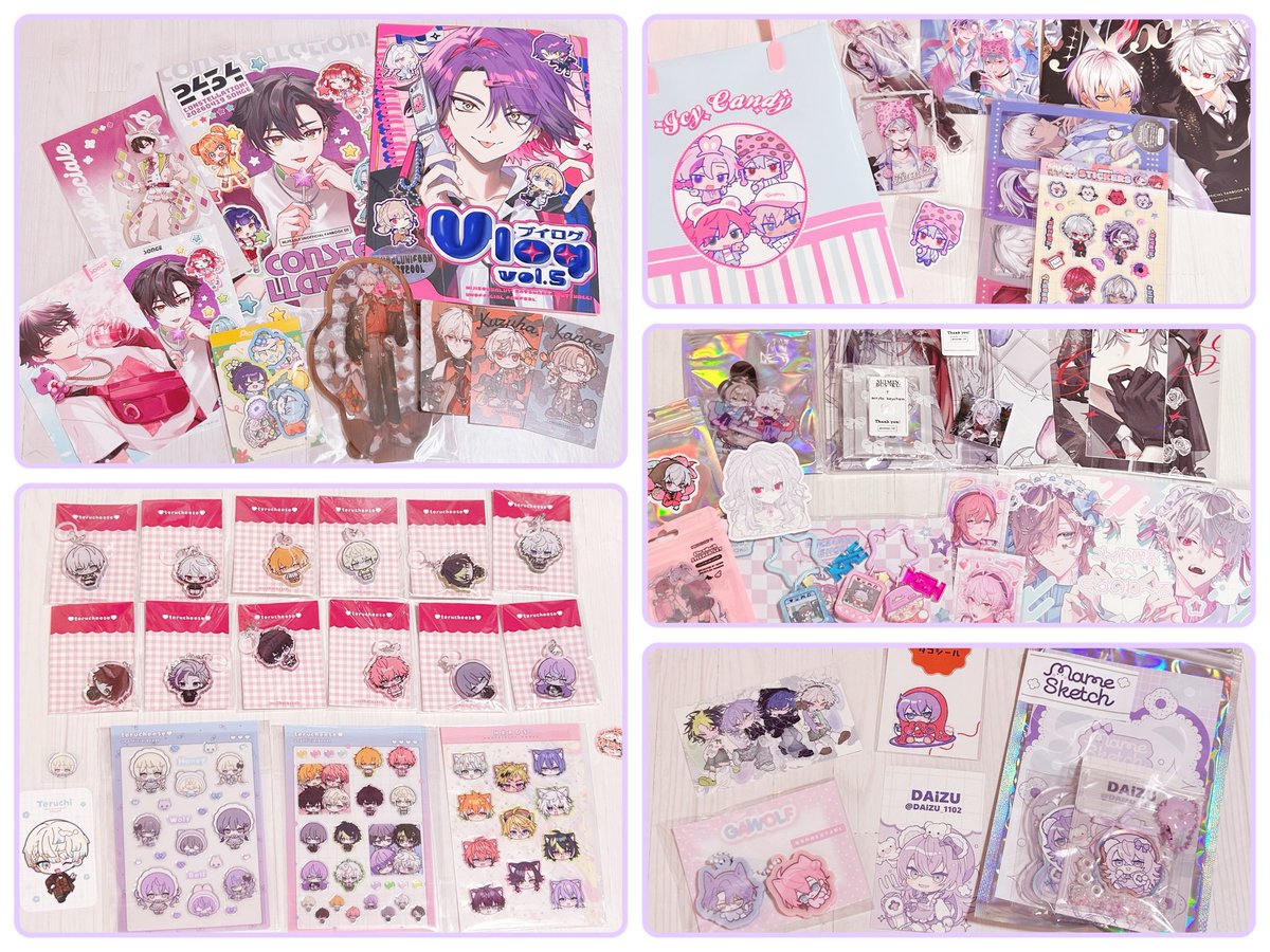 サークル参加だけでなく戦利品もあり浸っている…❣️🥺
色々目星はつけてたのに西1・2⇄西3・4だけでも疲れてしまい時間もあまりなかったので南館までは行けず無念極まれり😭
それでもほしいものは大体お迎えできたし通りかかりに手にとったものもあり🎶
もちさんが一部買い子をしてくださり感謝です🥲