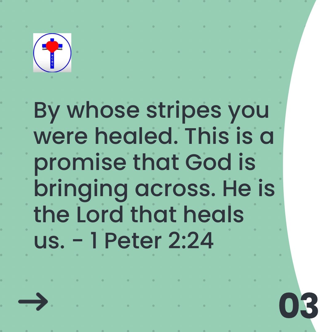 God's intention for you and I is to heal us. Even though sometimes some of us doubt the healing power of God, God's intention is to make us whole.
#ncbcgh #ncbc #newcovenantbaptist #baptist #ghanabaptistconvention