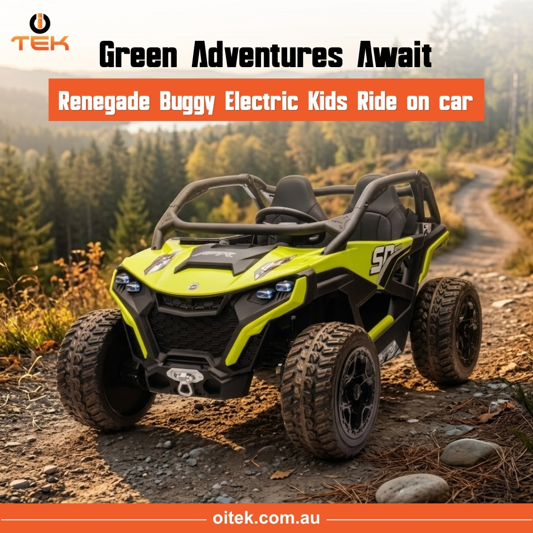 Green Machine Adventures Start Here

Shop now and kickstart the adventure
oitek.com.au/product/renega…

#KidsRideOnCar #GreenRideOn #AussieKids #OutdoorFun #RideOnAdventure #OitekAustralia
