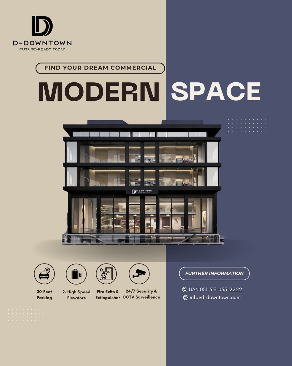 d_downtown_'s tweet photo. From smart layouts to top-tier facilities — everything is built for success.📈

Welcome to D-Downtown — where functionality meets future-ready design.✨

#DDowntown #realestate #rawalpindi #pakistan #smartaddress #businessdestination #commercialhub #brandvisibility #primelocation https://t.co/PxAC3citeZ