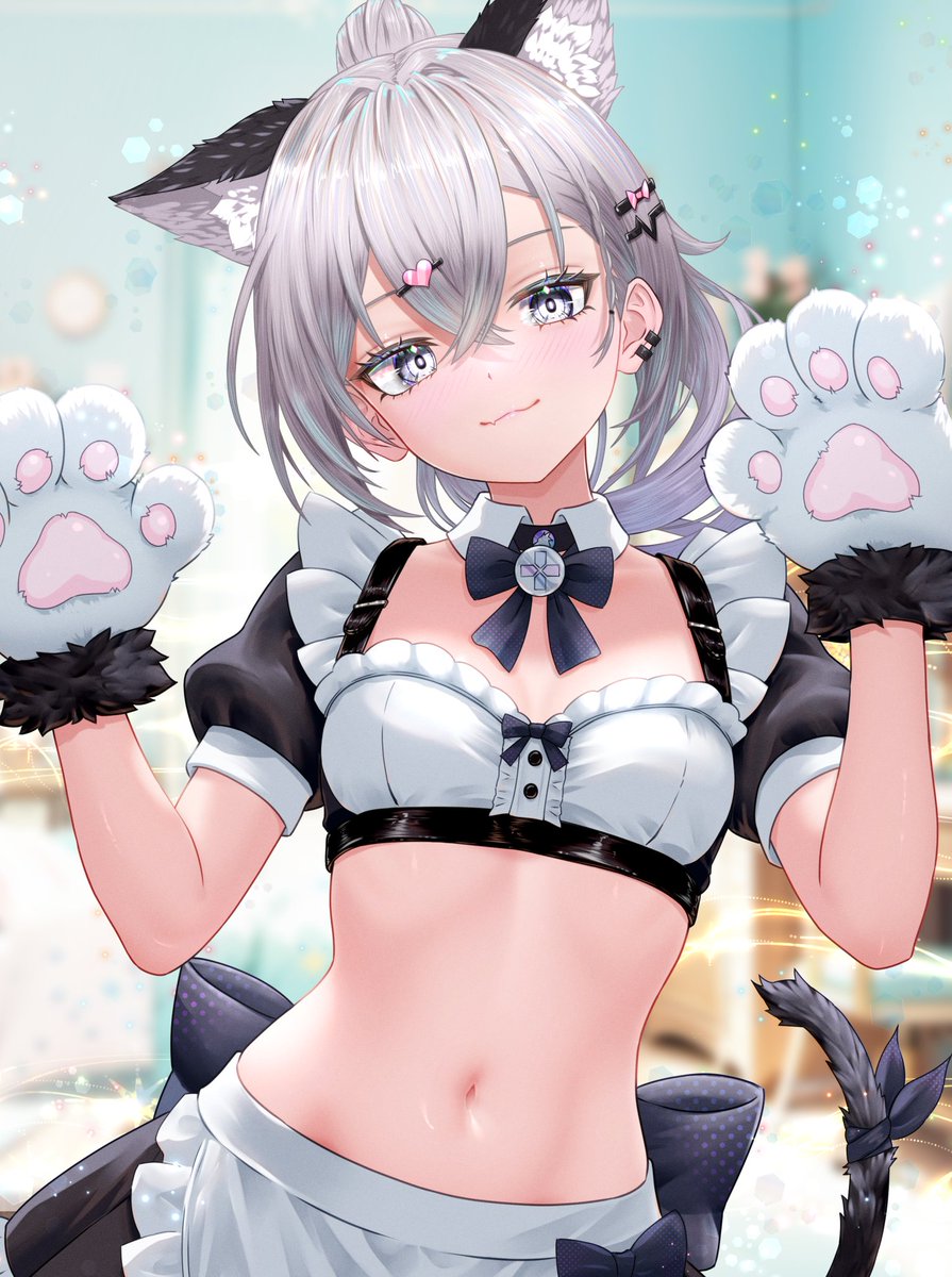 wakaunderblade7's tweet photo. メイド銀狼が可愛すぎたので
描いてみました➕癖入り
#崩壊スターレイル　 #HonkaiStarRail https://t.co/saJlaVI4RA