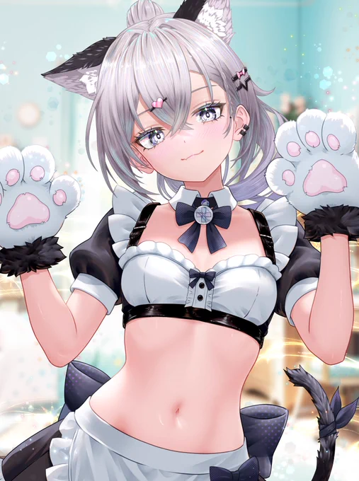 メイド銀狼が可愛すぎたので 描いてみました癖入り #崩壊スターレイル #HonkaiStarRail