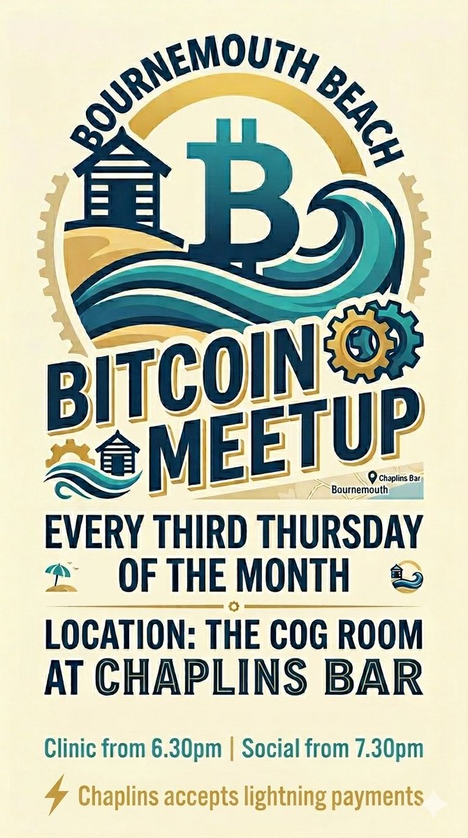 Bitcoin Beach Bournemouth tweet media