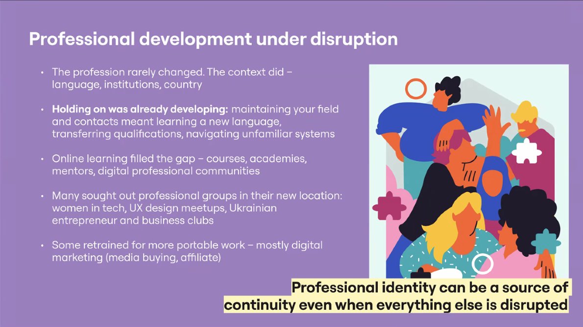 remaking_eu's tweet image. ➡️ Remote Work in Turbulent Times: What Actually Helps?

💻A webinar by @vsecz , Visionary Analytics &amp;amp; Ukreate Hub, explored remote work under displacement 

💡Key themes: isolation, adaptation, and redefining professional growth

#HorizonEU